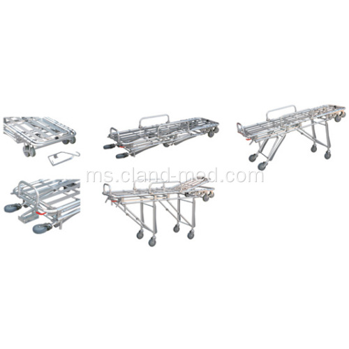 Hospital Aluminium Alloy Multifunction Ambulance Stretcher